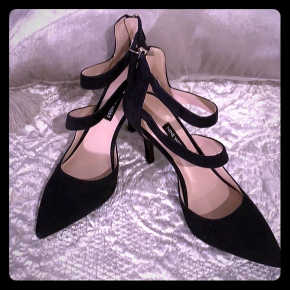 NINE WEST SEXY WOMEN’S FLORENT LEATHER PUMP - Picture 1 of 8